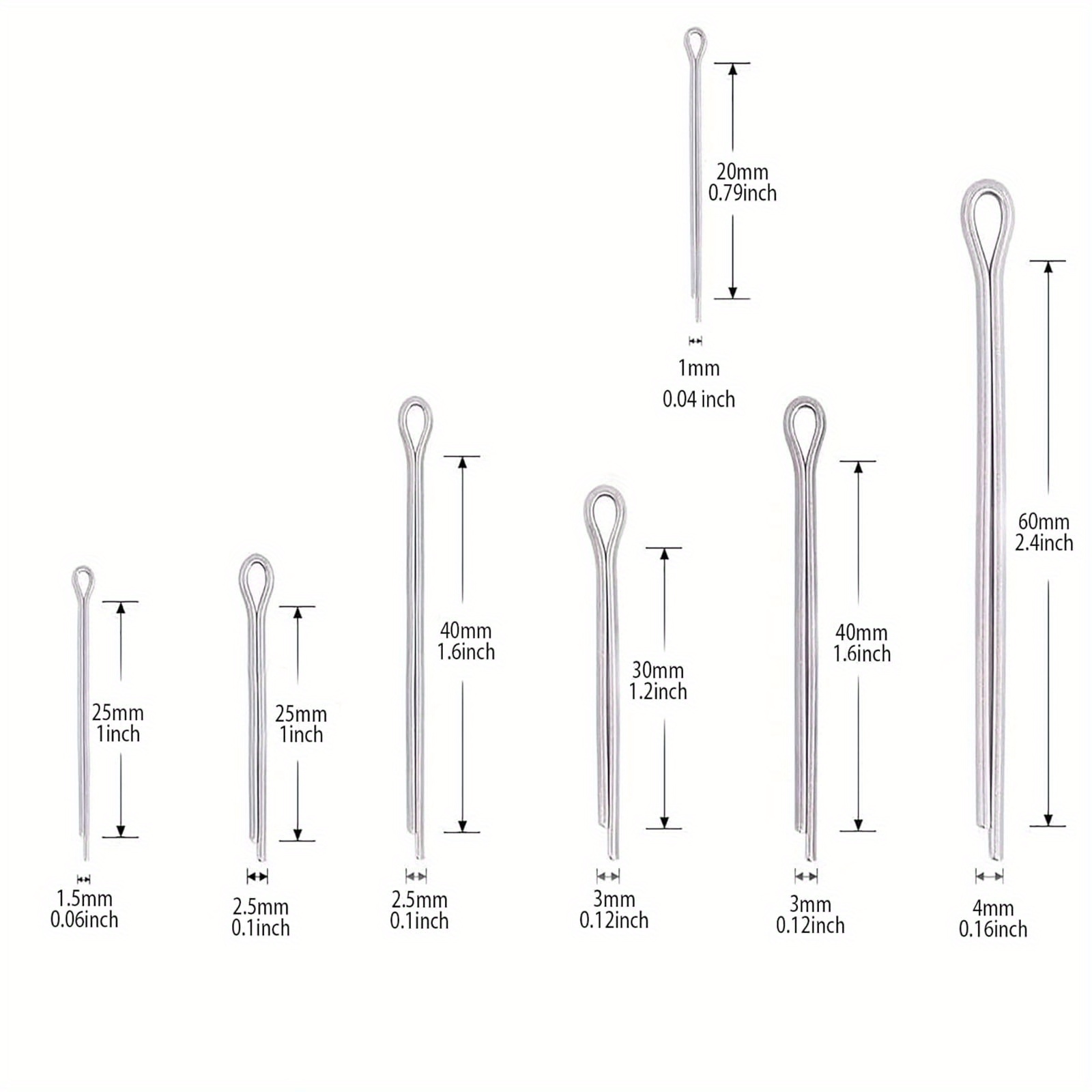 Hitch Pin Clip R Clips Retaining Pins Tractor Cotter Pin - Temu