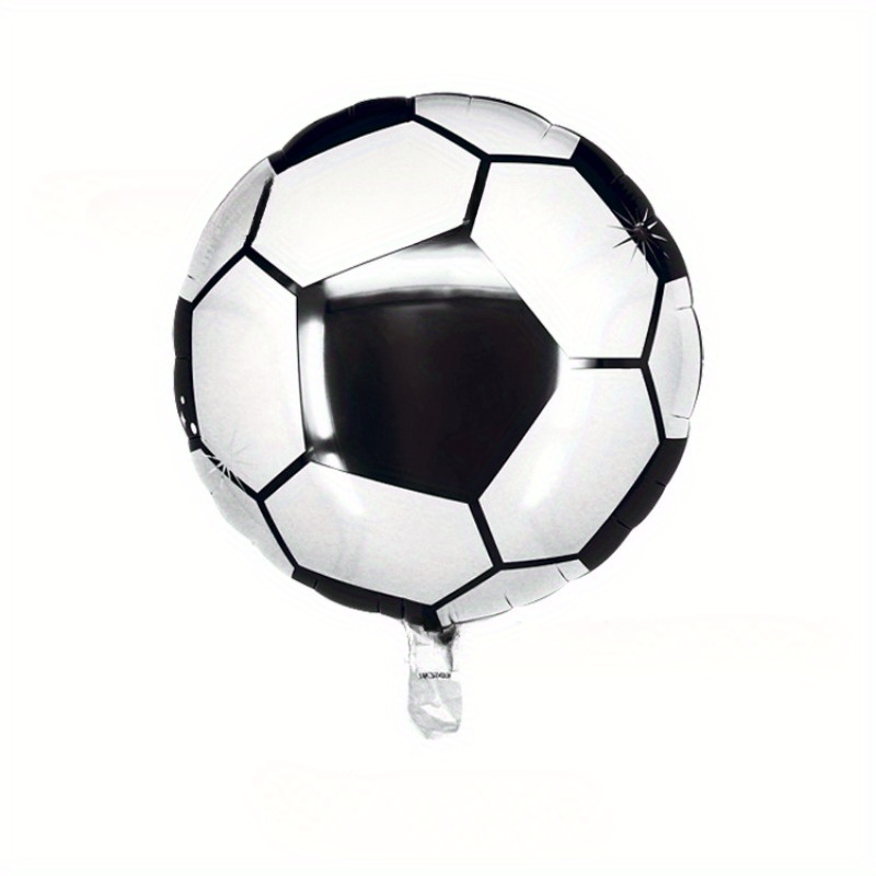 6 Uds Globos Papel Aluminio Números Globos Fútbol Balón - Temu