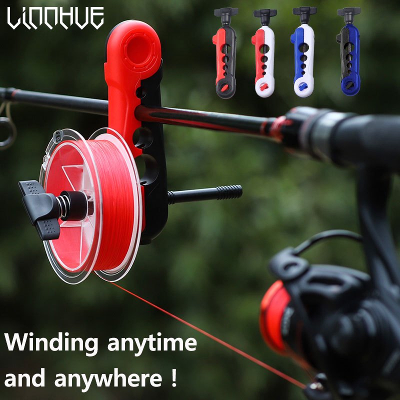 Easy Spool Fishing Line Winder with Spinning Reel Spooling Station -  Efficient Tackle Accessory for Quick Line Changes