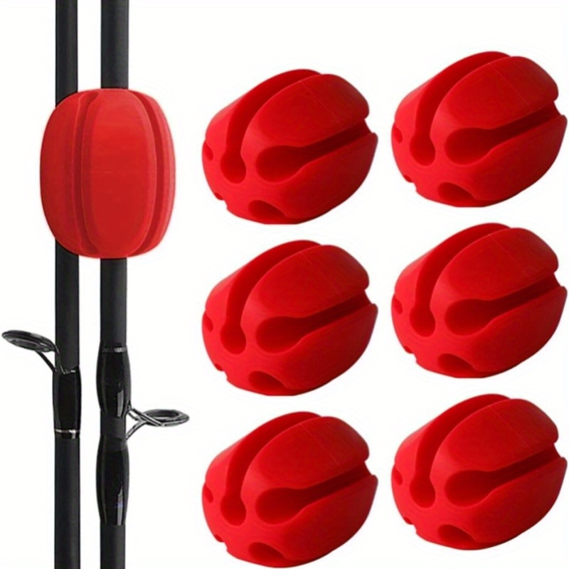 Reusable Fishing Rod Holder Plastic Egg shaped Tie Downs - Temu