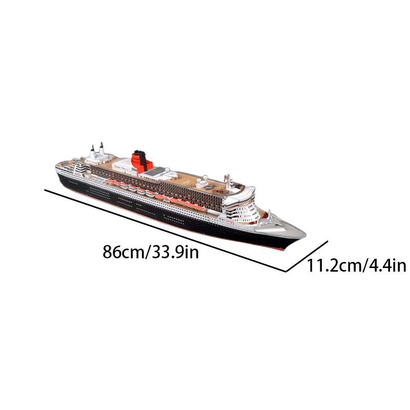 Large Cardboard Cruise Ship Boat From Cardboard 