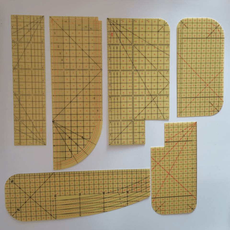 Durable Yellow Ironing Ruler For Sewing And Crafts - Resistant, Easy-to-use Measuring Tool With Clear Inches & Centimeters , Household, Cloth Arts, Diy