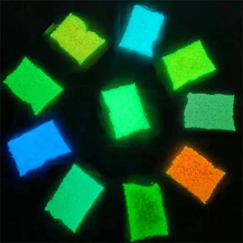 10g Vibrant Fluorescent Decorative Marbles - Luminous Glow Pigment Gravel for DIY Garden Party Decorations, Bright Sand and Stone Accents