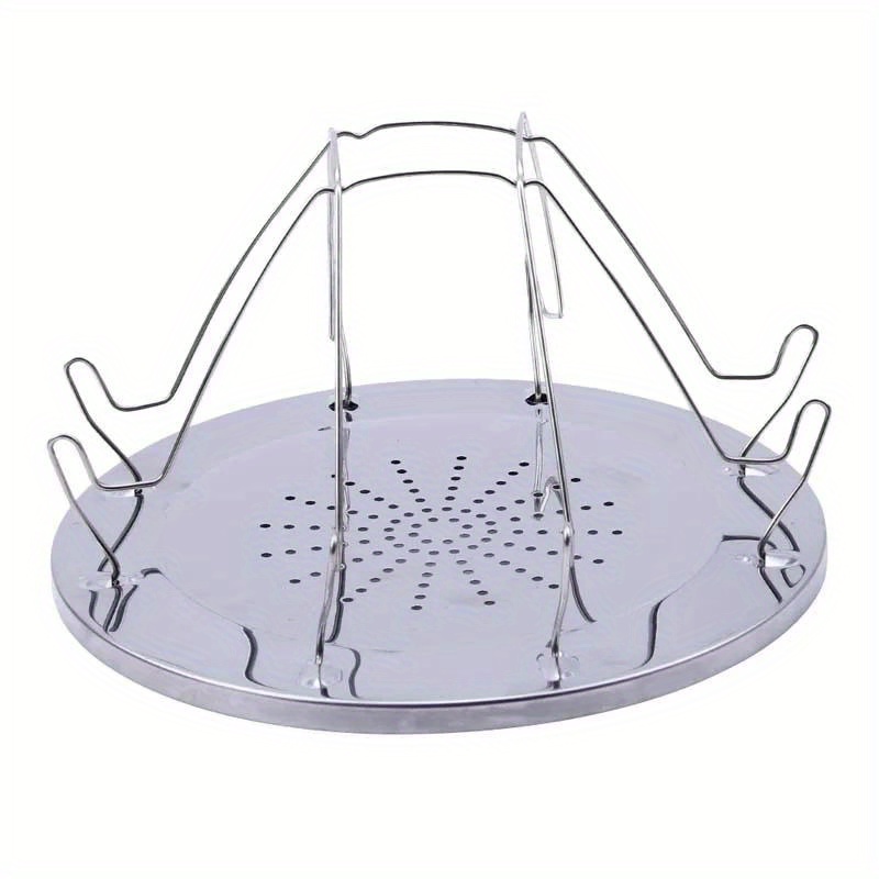 E-shop Edelstahl Faltbarer Toastständer - Tragbar & Mehrzweckgrill für Outdoor-Camping, BBQs & Picknicks
