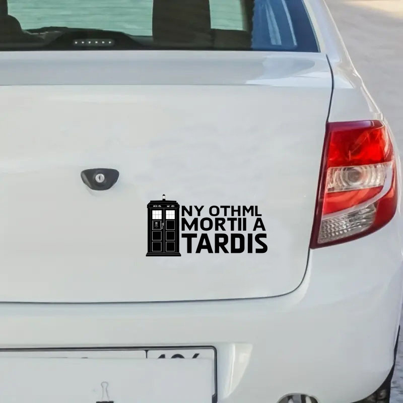 My Other Ride Is A Tardis Car Stickers Car Body Window - Temu Portugal