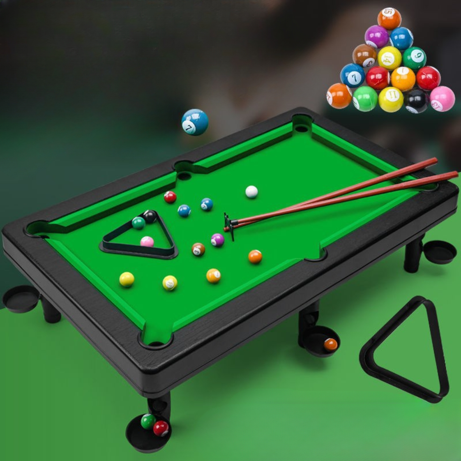 mini billar mini pool, totalmente nuevo en caja - Acquista Giochi da tavolo  antichi su todocoleccion