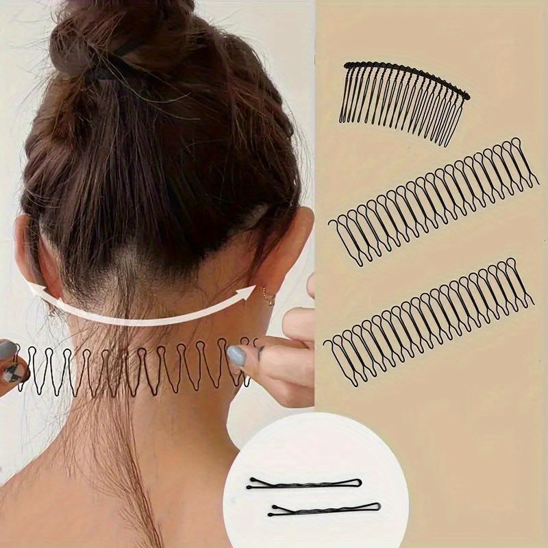 Invisible Broken Hair Finishing Hairpin Professional Styling - Temu