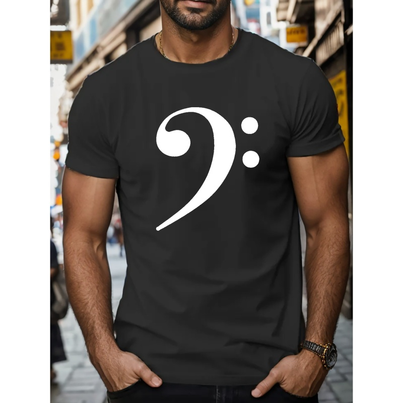 

Creative Print T Shirt, Tees For Men, Casual Short Sleeve T-shirt For Summer