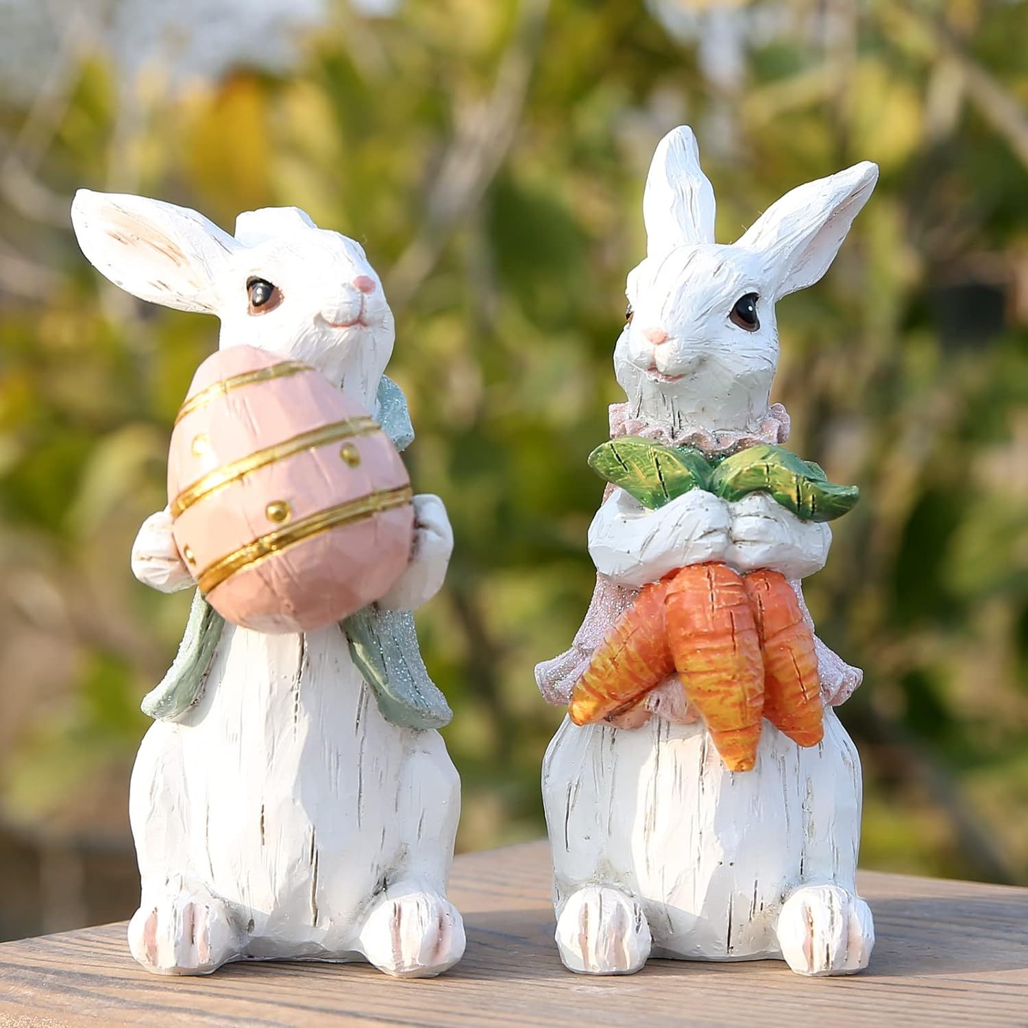 Desktop sitzen cartoon kaninchen ornamente garten balkon dekoration hause  eingerichtet Ostern bunny handwerk