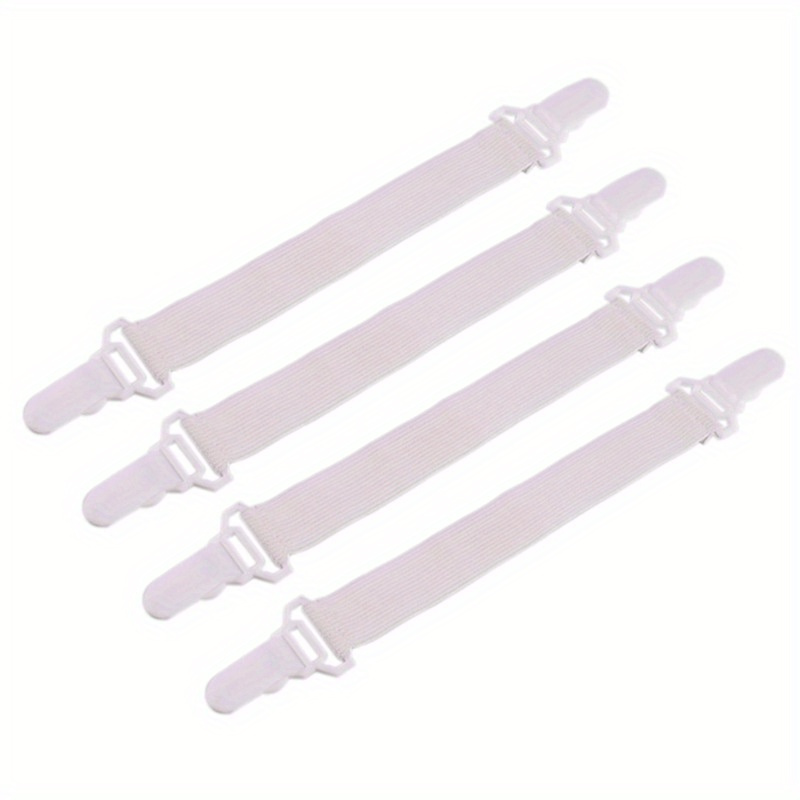 adjustable nylon bed sheet straps with gripper clips   securing bed sheets and mattresses details 3