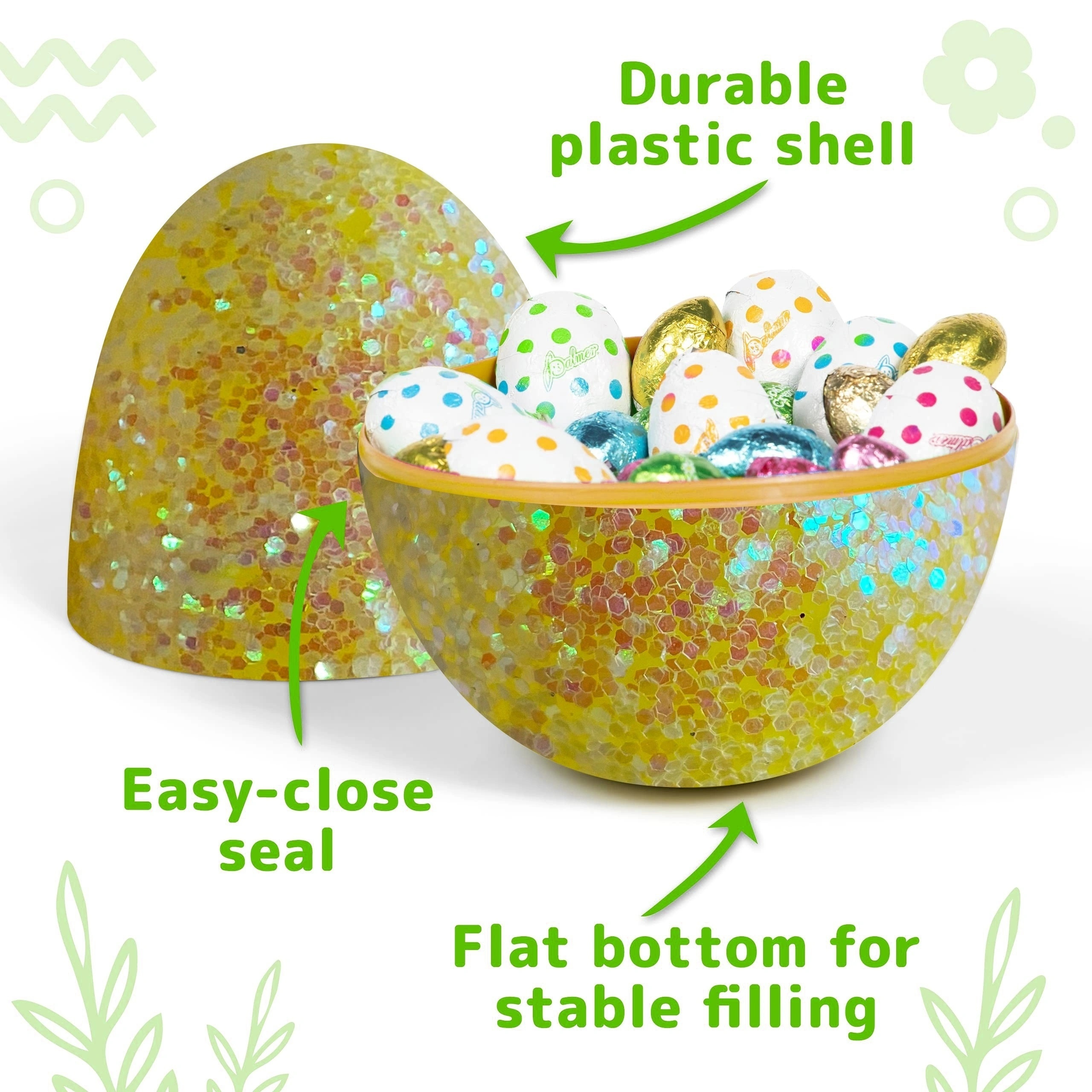 Œufs de Pâques En plastique remplissables Bricolage de Pâques