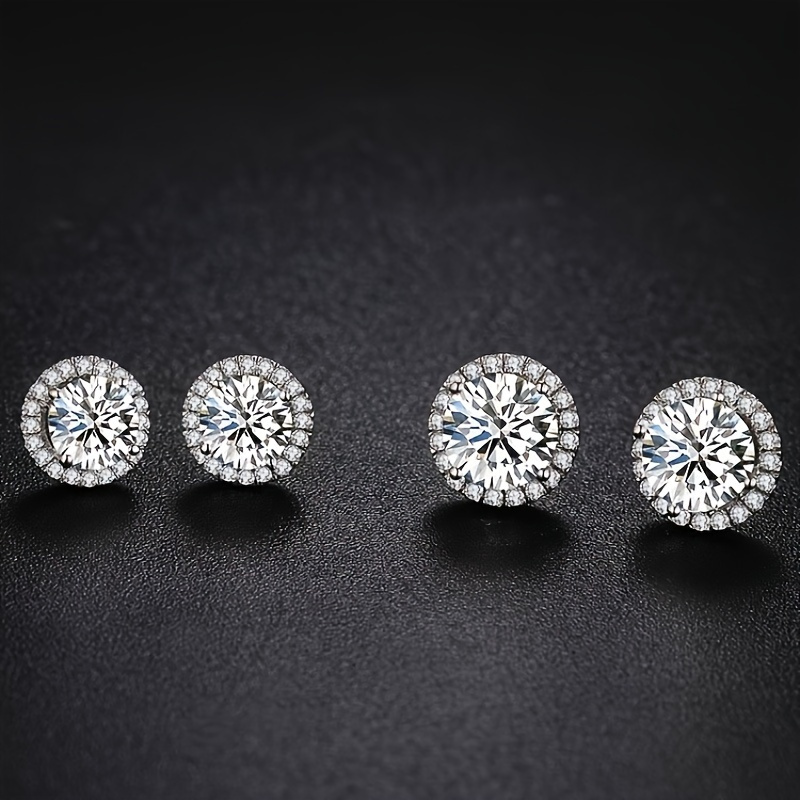 

2pcs/ 0.5-3ct Moissanite , S925 Round , 's Day