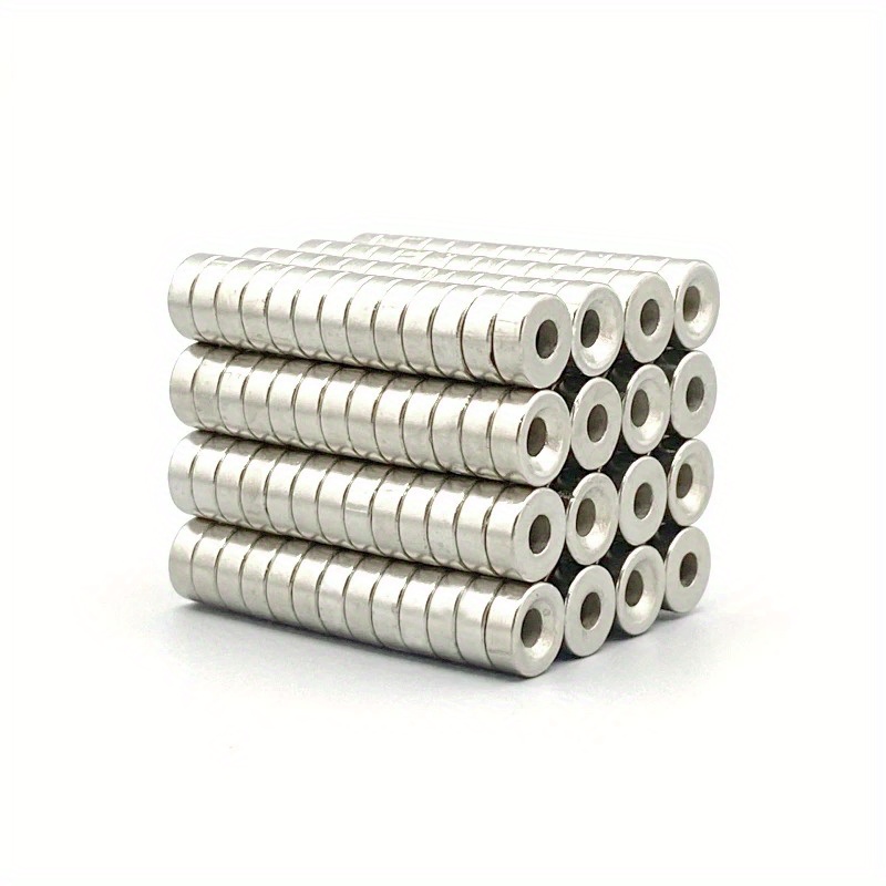 

Value Pack 20/50/100pcs 8x3 Hole 3mm Ring Round Neodymium Magnets With Hole