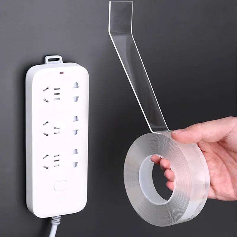 

Super Strong Double Sided Adhesive Tape Washable Reusable Waterproof Transparent Double Tape Suit For Kitchen Bathroom Supplies