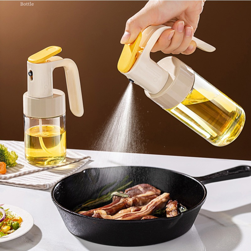 Pulverizador de aceite para cocinar, rociador de aceite de oliva de vidrio  de 7.8 fl oz, botella de aceite de canola, accesorios de cocina para