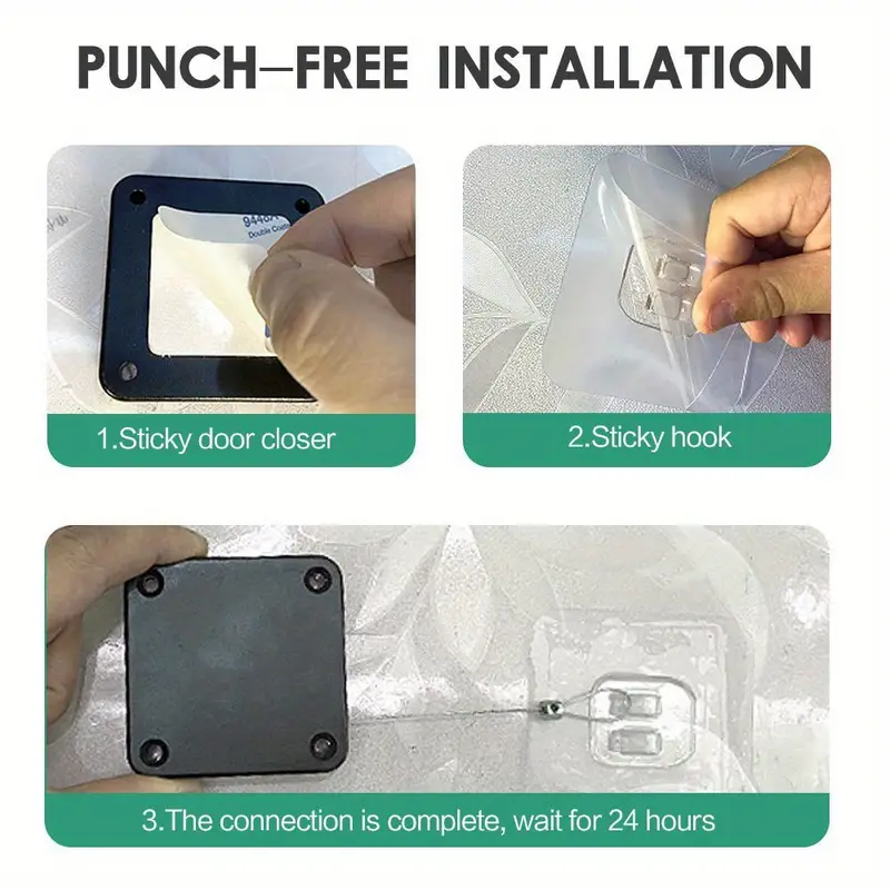 1pc new generation automatic sensor door closer punch free installation adjustable strength for doors in hotel restaurant office details 12