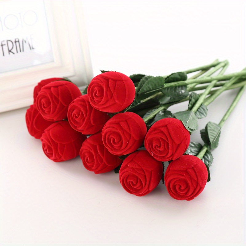 Rose Creative Ring Box, Elegant Proposal Gift
