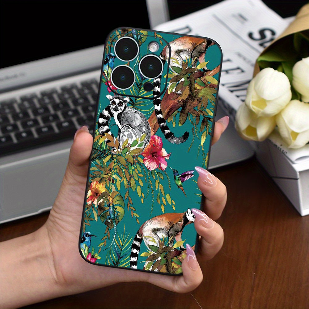 

Monkey Climbing Tree Pattern Phone Case Suitable For Iphone 15 14 13 12 11 Xs Xr X 7 8 Plus Pro Max Minigift/anniversary/valentine's Day