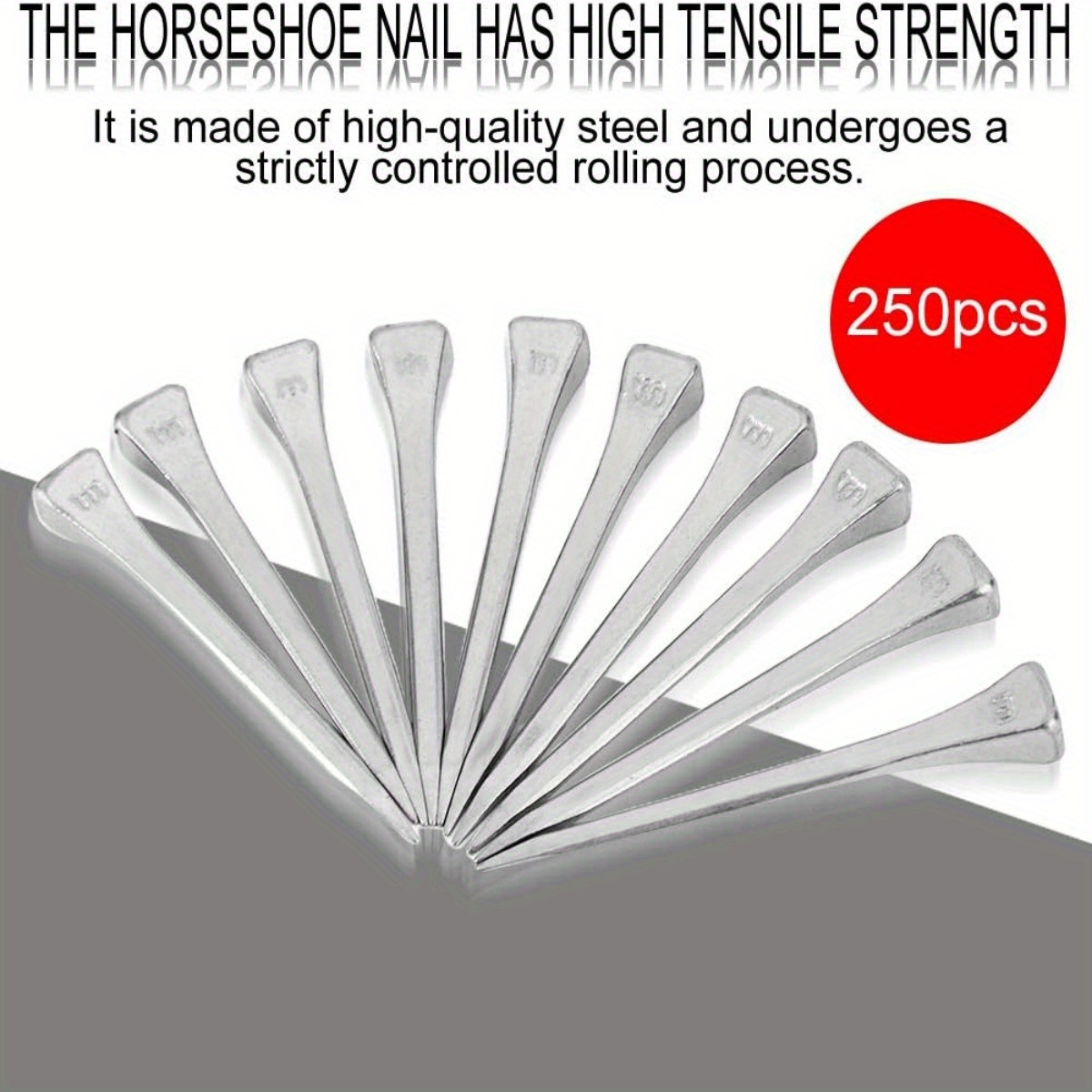 4pcs/set Forged Steel Horseshoes, Horse Supplies For Horse Racing,  Training, Transport Horseshoes Iron With 25 Horseshoe Nails