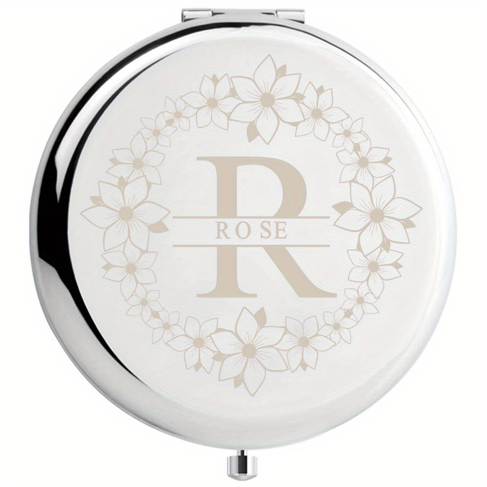 

Personalized Compact Mirror With - Perfect Gift For Graduation, Sister, Bridesmaids, Friends, Birthday Or Christmas