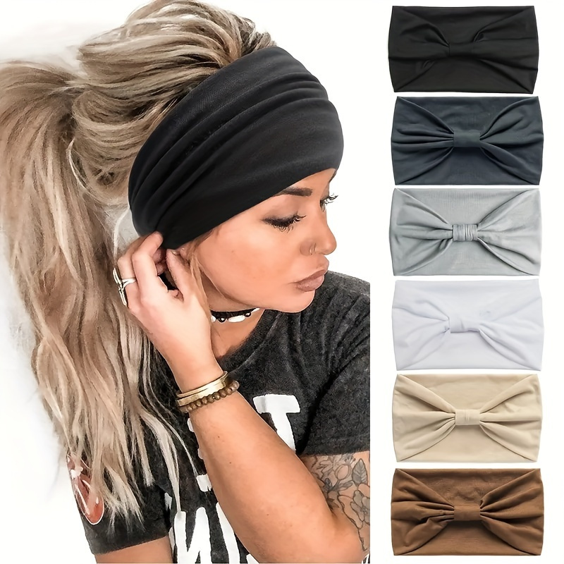 Thick Headband for Women: Classic Cargo Headband Elastic Integrated Elegant  Graphic Thick Headbands for Women (Blue, One Size) : : Fashion