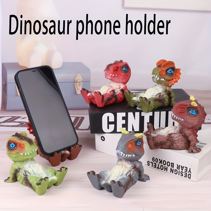 

Cartoon Dinosaur Mobile Phone Bracket Cute Personality Design Creative Shape Three-dimensional Tablet Desktop Lazy Bracket Decoration