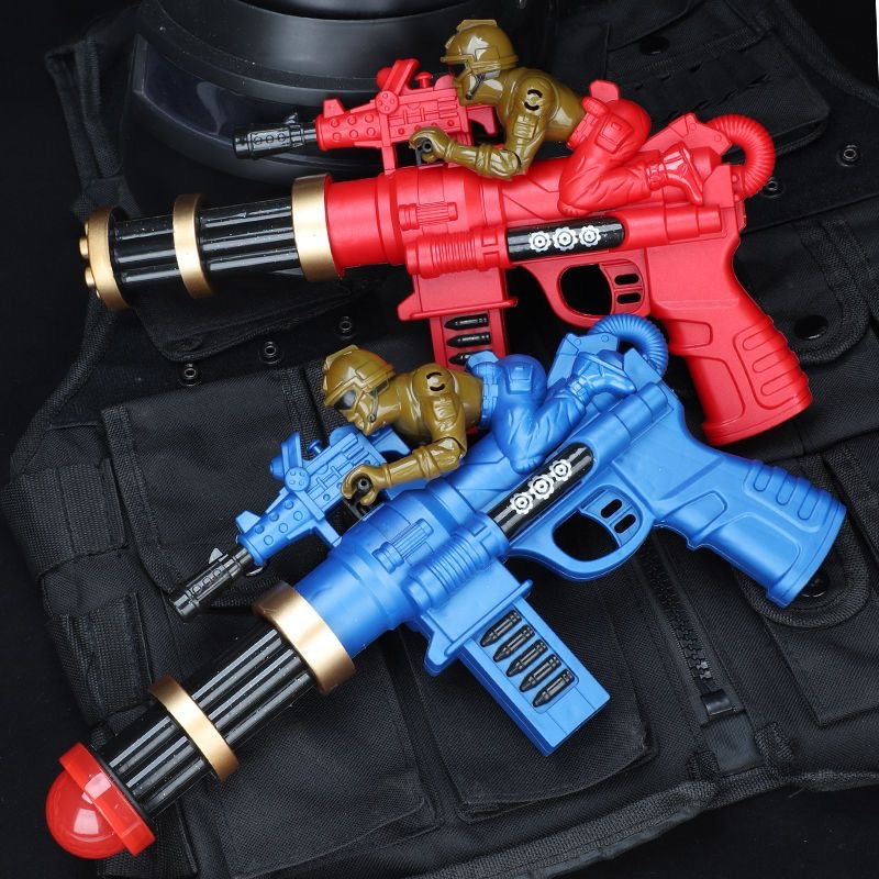 Super Money Guns - Pistola de juguete para jugar con papel Make it Rain,  dispensador de billetes falsos de mano (oro metálico)