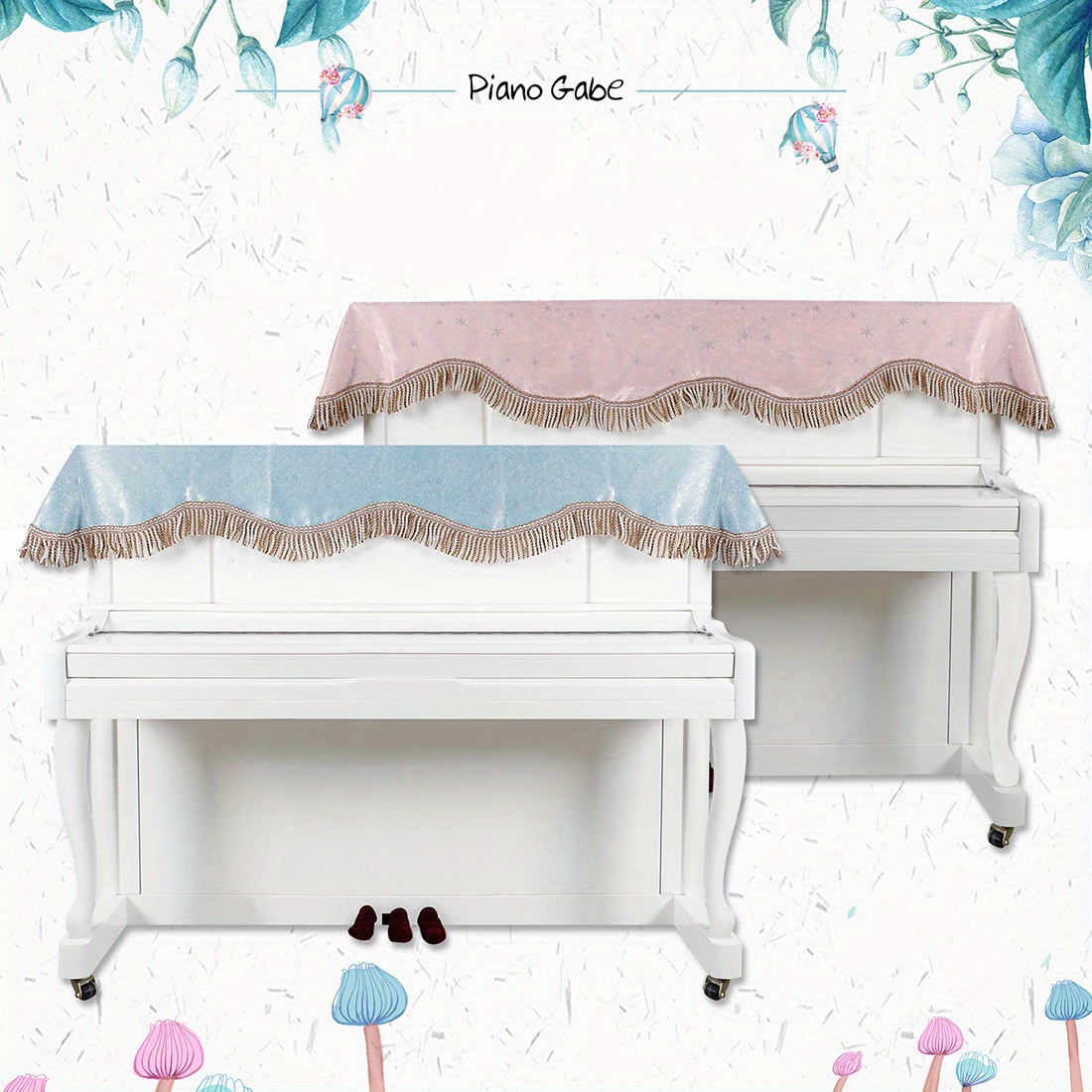 SUPVOX Cover for Piano Digital Piano Cover Clear Piano Cover Piano Covers  Electronic Piano Cover Piano Protective Cover Electric Piano Cover Piano