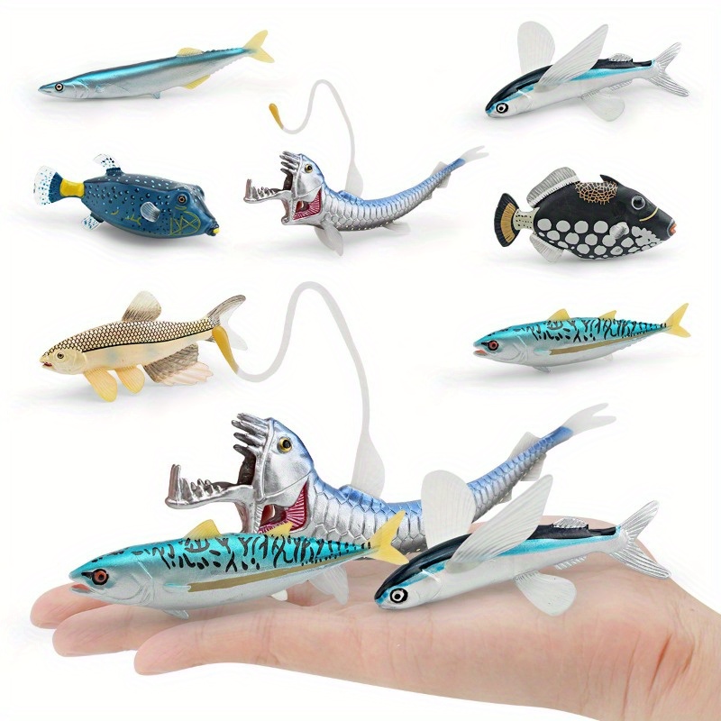 Solid Pvc Simulated Marine Animal Model Broad finned Bonito - Temu