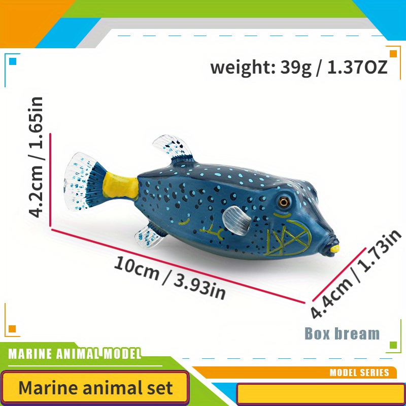 Solid Pvc Simulated Marine Animal Model Broad finned Bonito - Temu