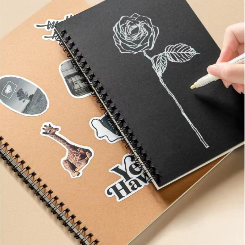 Super Cute BTS Member Sketch Book, Unrulled Diary