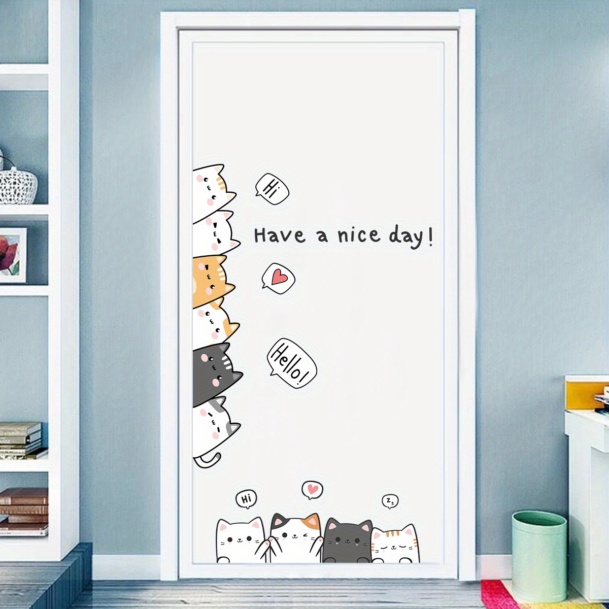 Wandtattoos & -bilder 3D Katzen-Wandaufkleber - Wandtattoo, Für Bad, Klo, Büro, Als Deko Oder Klopapierhalter Aufkleber Für Toilettendeckel