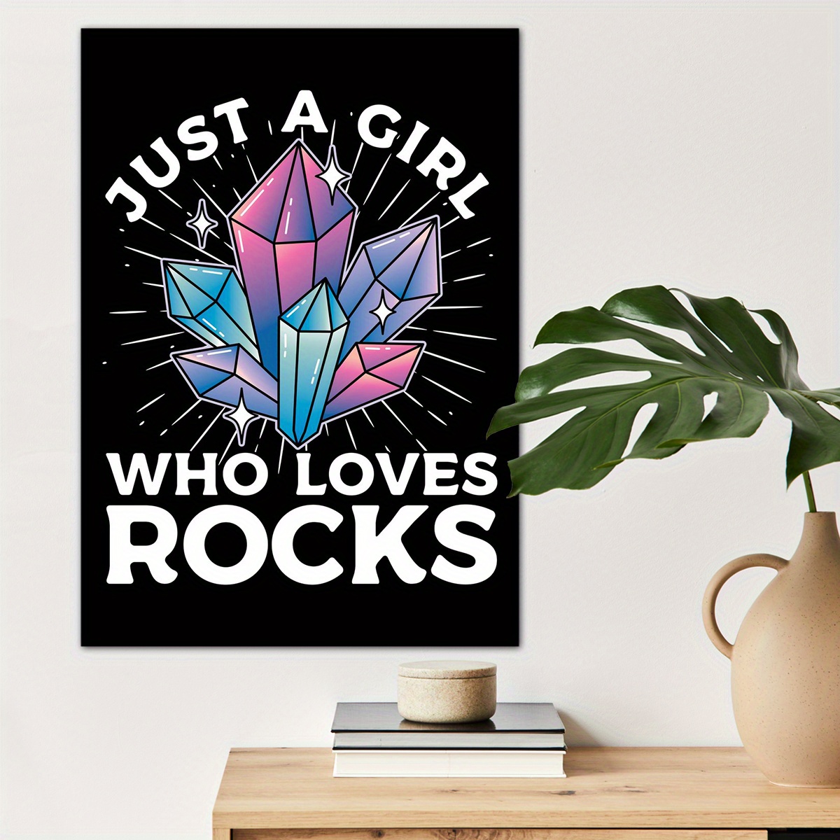 

1pc Rock Hunting Poster Canvas Wall Art For Home Decor, Diamond Lovers Poster Wall Decor High Quality Canvas Prints For Living Room Bedroom Kitchen Office Cafe Decor, Perfect Gift And Decoration