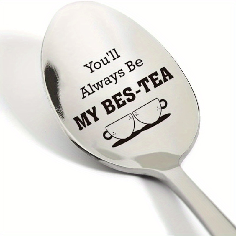 Best Gifts, Friendship Gift For Women , Be Spoon Engraved Stainless Steel, Tea Lover Gifts For , Tea Spoon