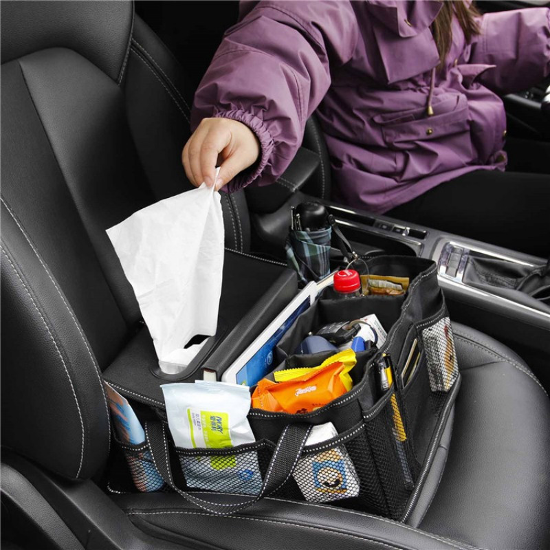 Double layer Car Storage Bin: Foldable Practical And Perfect - Temu