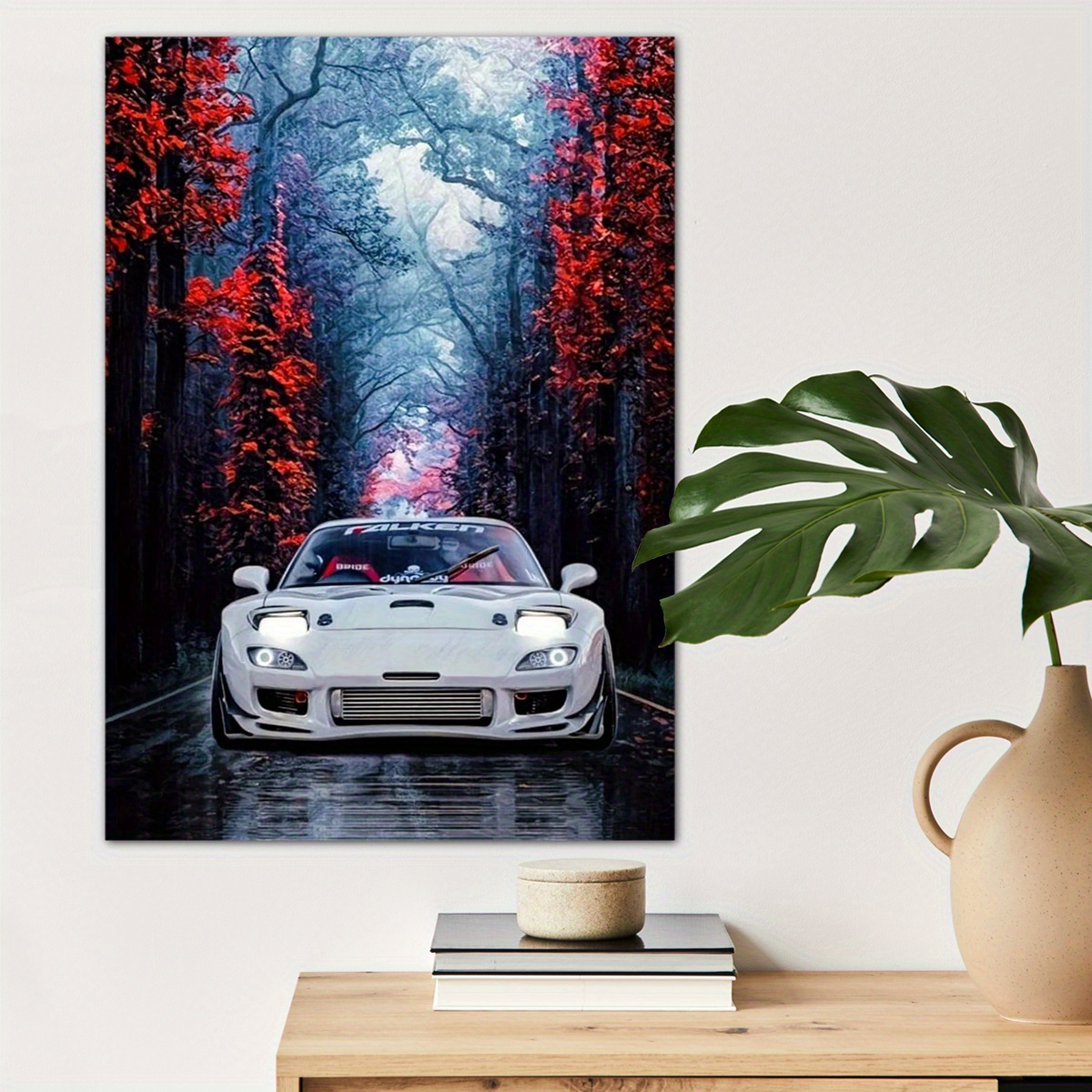 

1pc Car Poster Canvas Wall Art For Home Decor, Car Lovers And Car Enthusiasts Poster Wall Decor Roadster Canvas Prints For Living Room Bedroom Kitchen Office Cafe Decor, Perfect Gift And Decoration