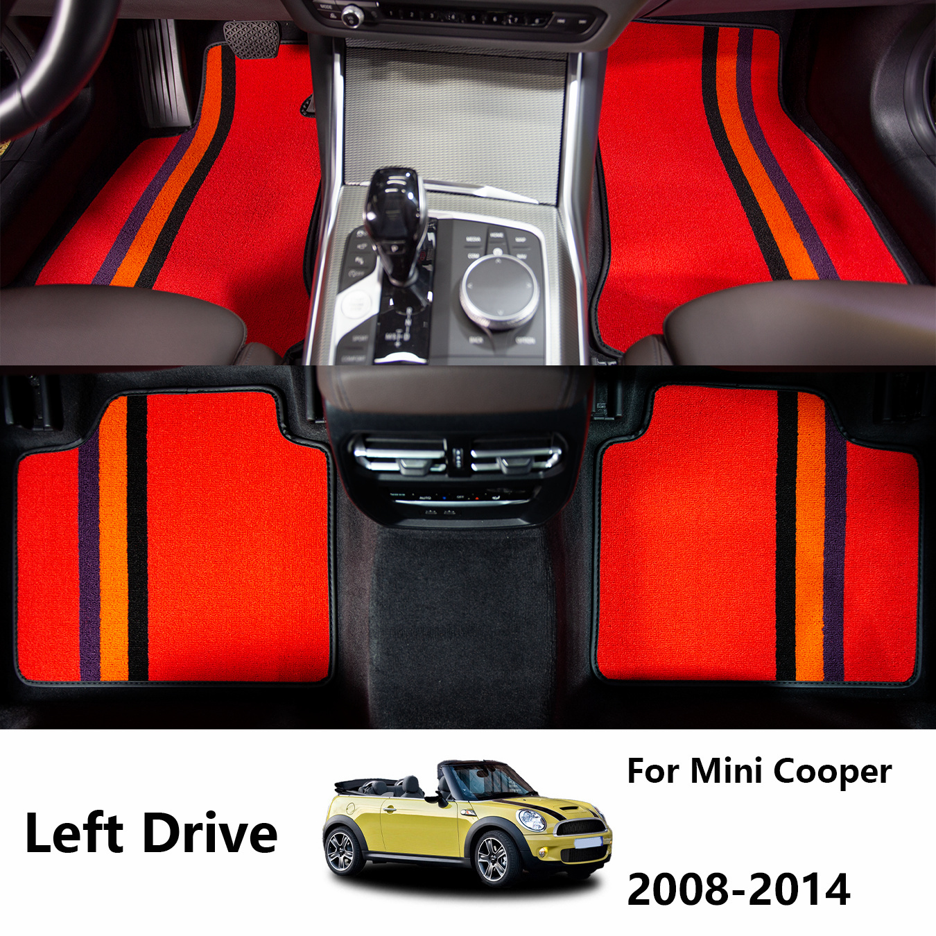 Comprar Accesorios para BMW MINI Cooper, modelo de coche de silicona,  cubierta de botón, adornos, pegatinas de botón de inicio y parada, Mini  Cooper