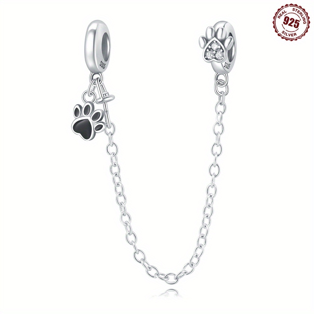 S925 Sterling Silver 3d Golden Moon And Cat Inlaid - Temu