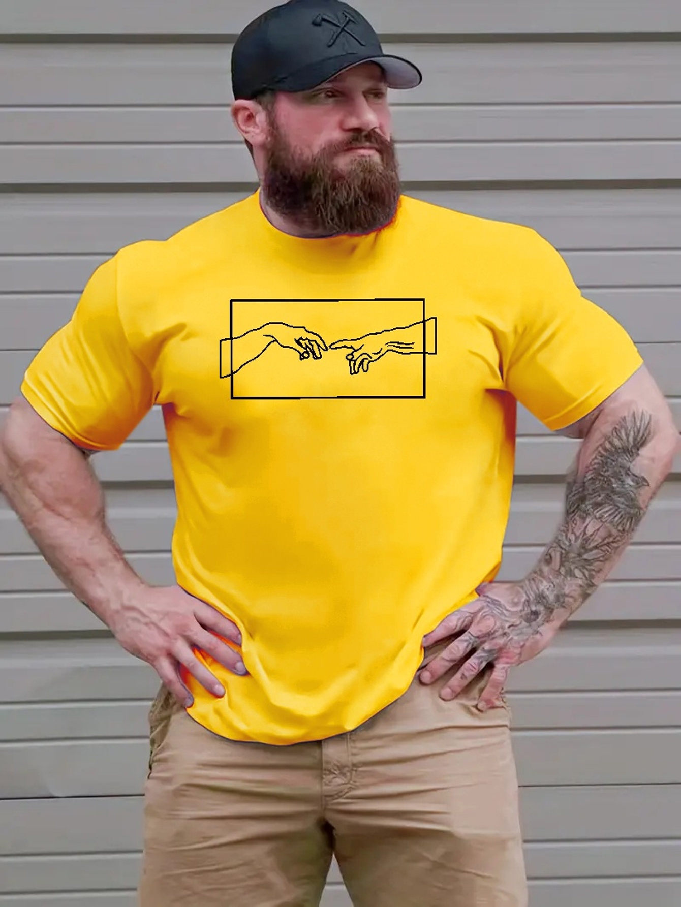 KOG Herren T-Shirt – Einfarbig, Aus Baumwolle, Lockerer Schnitt, Perfekt Für Sommer & Freizeit