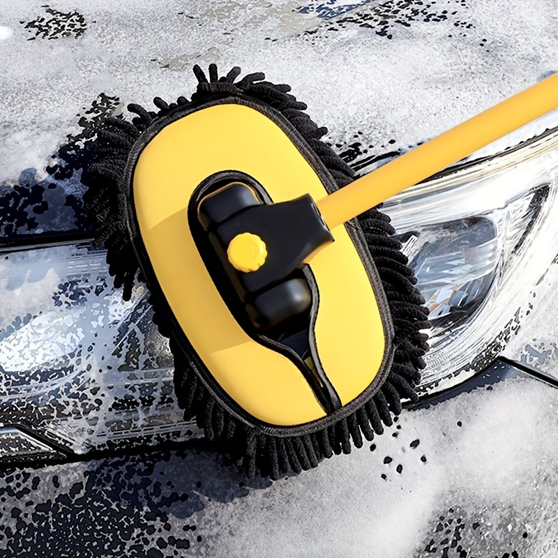 Kit De Nettoyage Voiture 12 Pièces - Manche Télescopique, Brosses Microfibre, Raclette - Détailing Auto