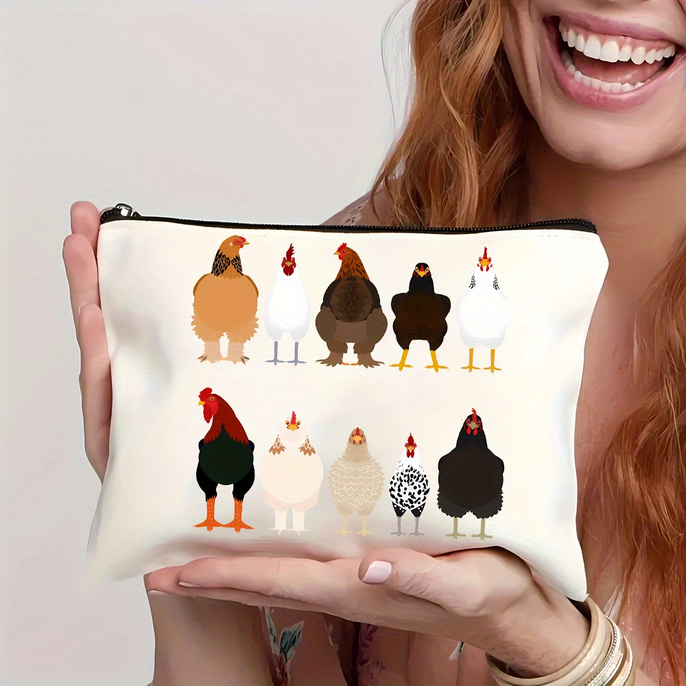 

1pc Pattern Makeup Bag, Toiletry Bag, - Bag, For