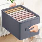 1 pc thickened clothes storage box storage box for jeans clothing multi compartment finishing box closet drawer organizer home room storage accessories