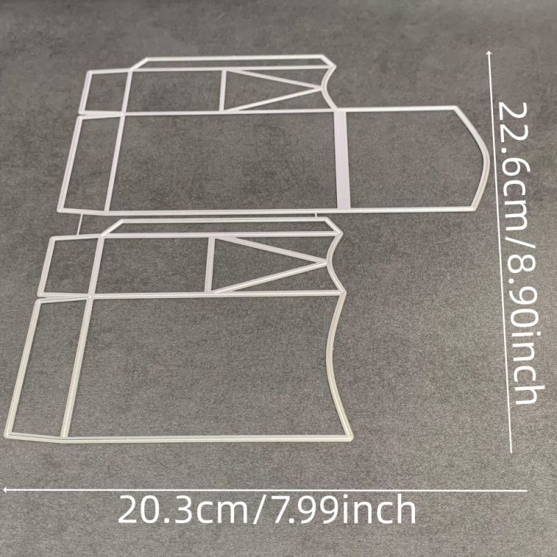 Metal Cutting Dies For 3d Gift Box Decorations, Perfect For Scrapbooking, Album Making, Paper Cards, And Decorative Crafts
