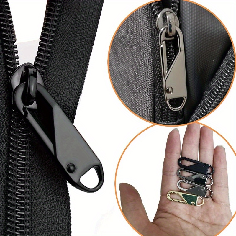 3pcs Zipper Pull Replacement Zipper Fix Repair Kit For Jackets