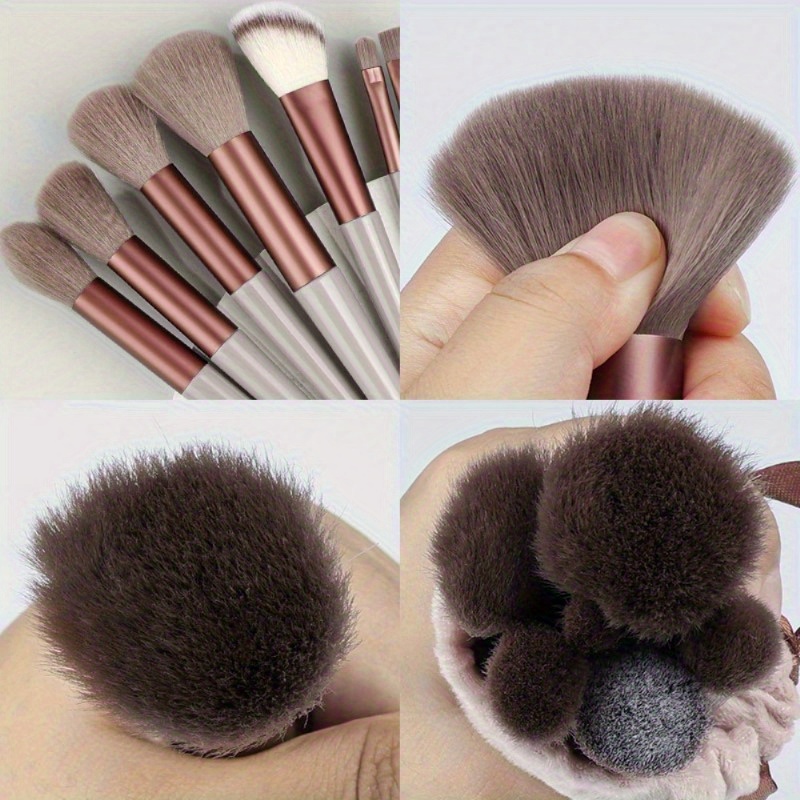 

13pcs Makeup Brush Set Soft Fluffy Professional Makeup Foundation Eyeshadow Kabuki Blend Makeup Brush Beauty Tools Complete Beauty Tools