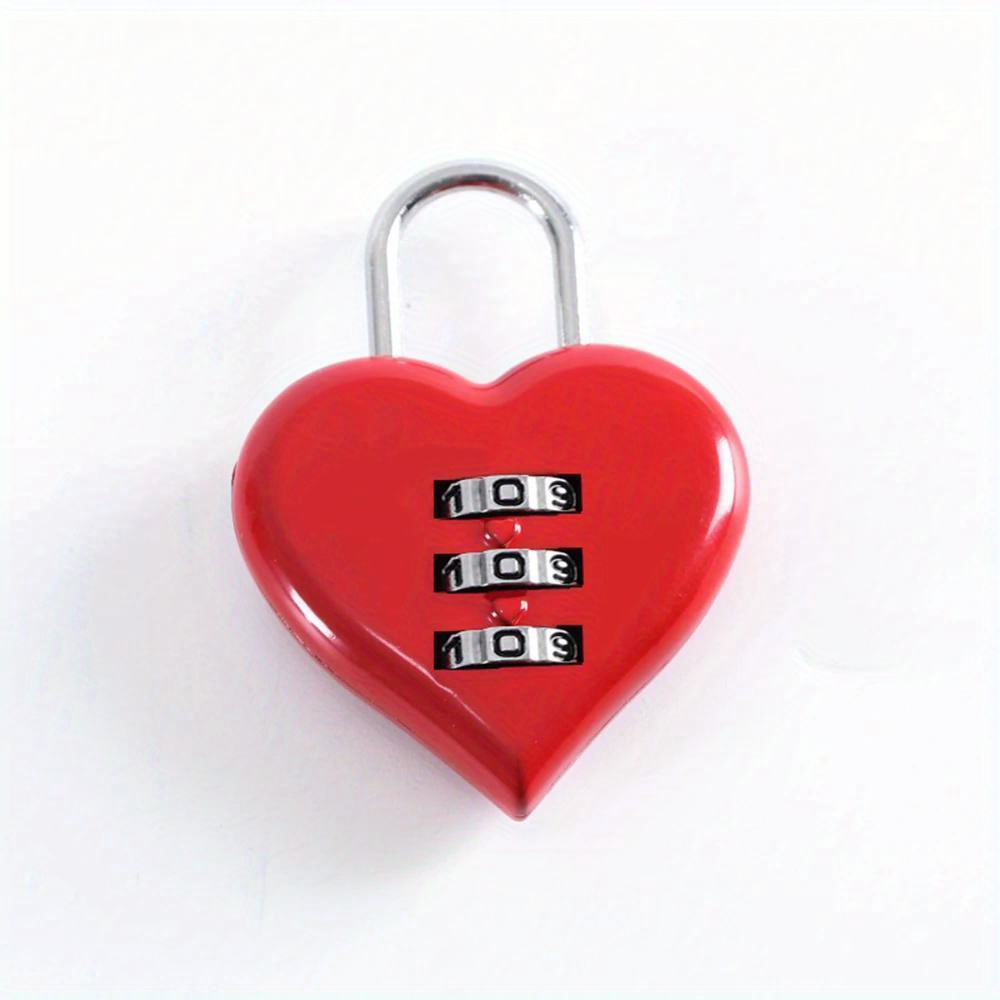 Heart Lock Password Lock Wedding Bag Password Lock Password Lock Mini Backpack Password Lock Lock Suitcase Password Lock