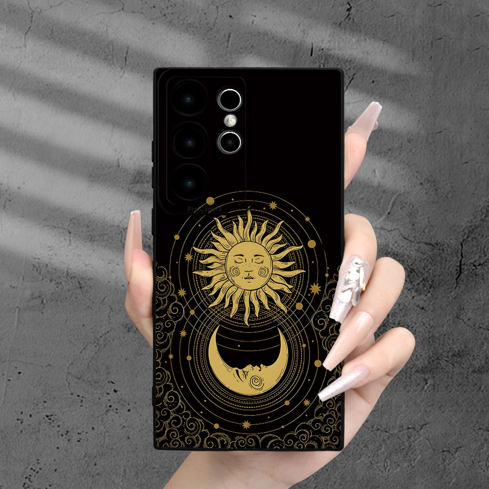 Sun Moon Graphic Protective Phone Case Samsung Galaxy S20 Temu New