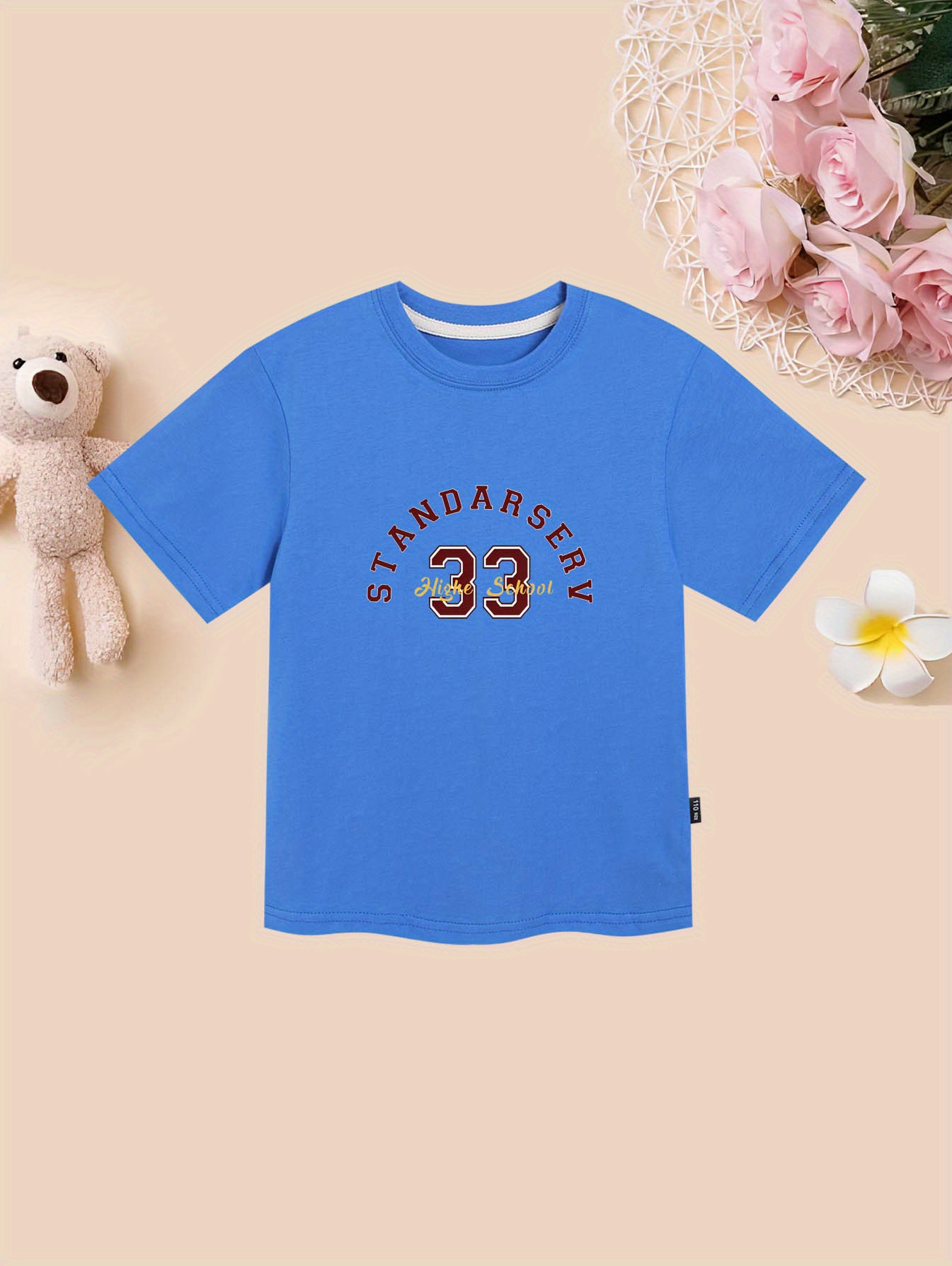 Creative Trendy T shirts Girls Kids Element Print Quick Dry - Temu