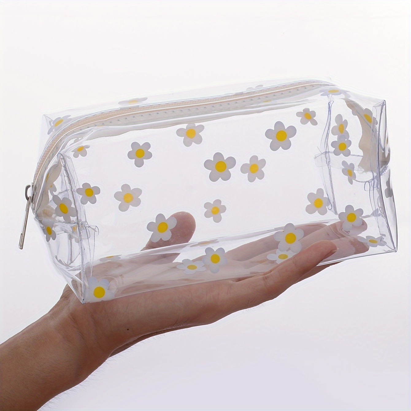PVC Waterproof Toiletry Bag Chrysanthemum Small Fresh