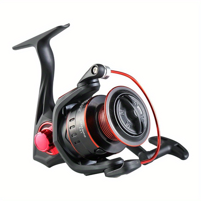 Ha Spinning Reel Metal Line Spool Foldable Handle Fishing - Temu